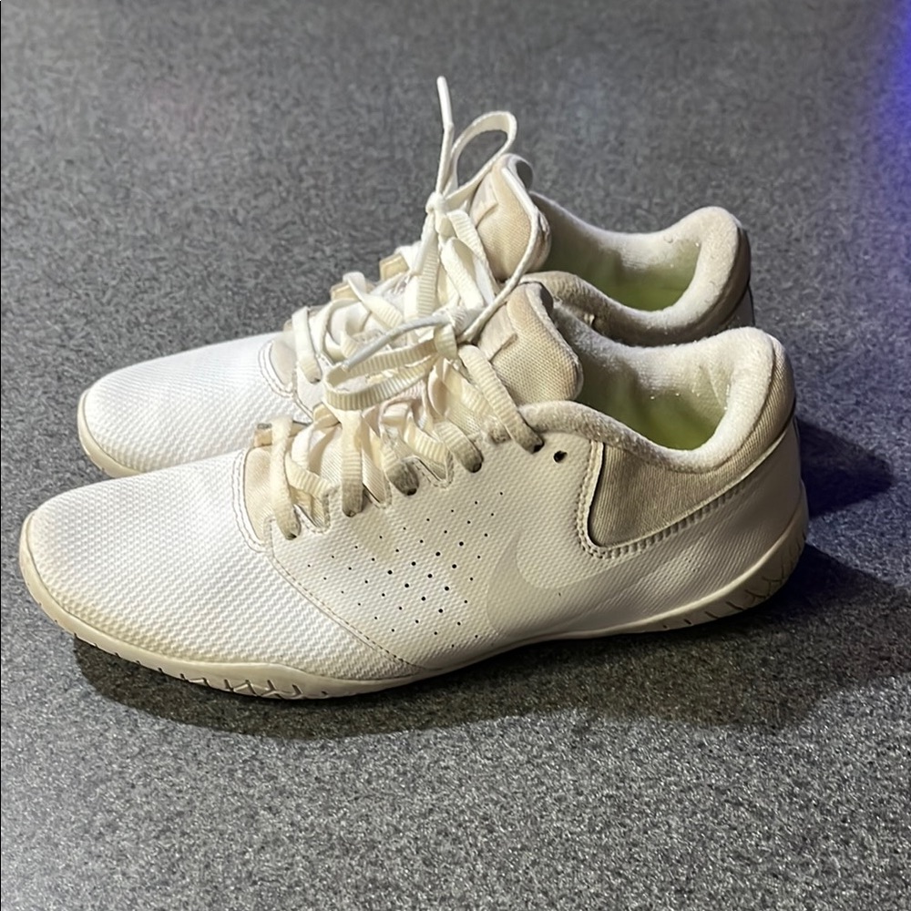 White Athletic Cheerleading Sneakers